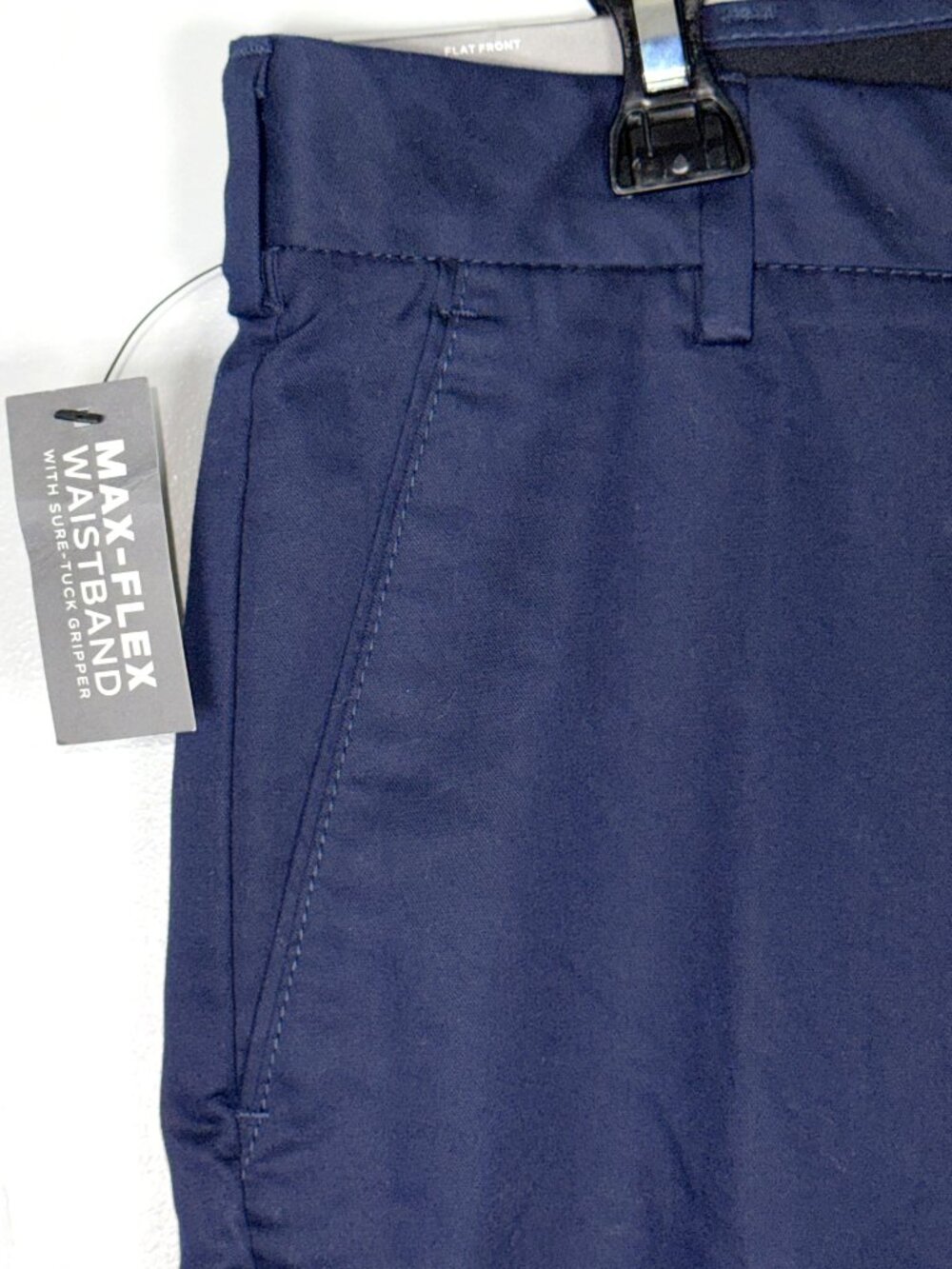 Van Heusen AiR Cooling Max-Flex Waistband Stretch Wicking Straight Fit Pants 32 - Picture 5 of 11